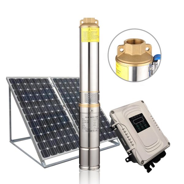 1.5HP AC DC HYBRID SOLAR WATER PUMP