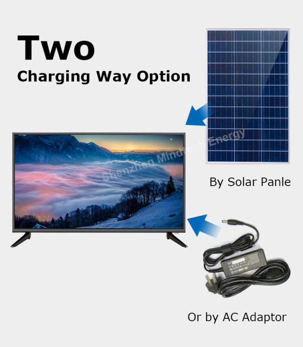 32"INCH RECHARGEABLE SOLAR SMART TV - Image 7