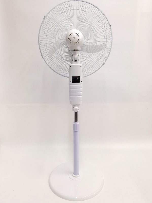 16"INCH RECHARGEABLE AC/DC SOLAR STANDING FAN - Image 7